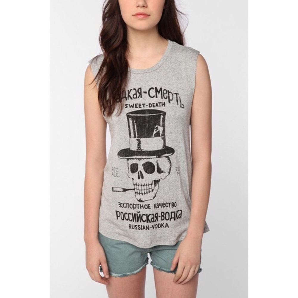 LA Daydreamer sleeveless Russian Sweet Death top